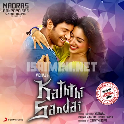 Kaththi Sandai Poster